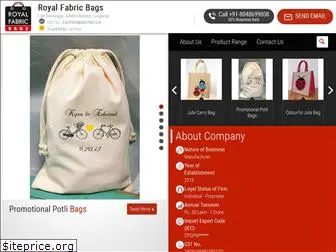 royalfabricbags.com