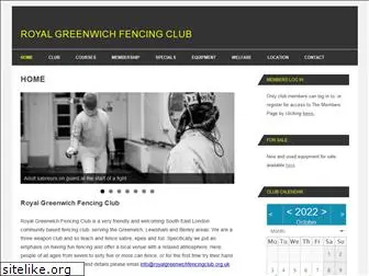 royalgreenwichfencingclub.org.uk