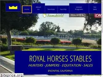 royalhorsesstables.com
