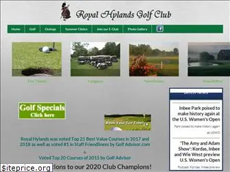 royalhylandsgc.com