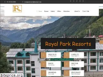royalparkmanali.com