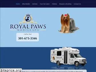 royalpawsmobilespa.com