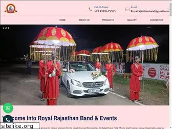 royalrajasthanband.com
