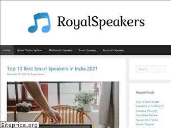 royalspeakers.in