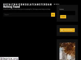 royalthaiconsulateamsterdam.nl