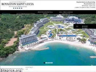 royaltonsaintluciaresort.com