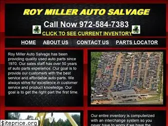 roymillerautosalvage.com