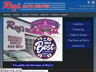 roysautocenter.com