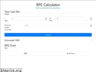 rpecalculator.com