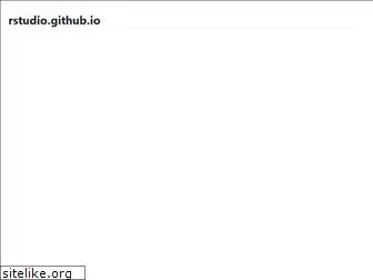 www.rstudio.github.io