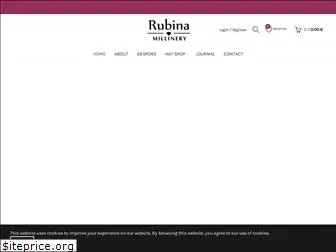 rubinamillinery.com