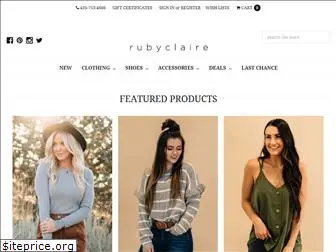 rubyclaireboutique.com