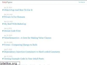 rubypigeon.com
