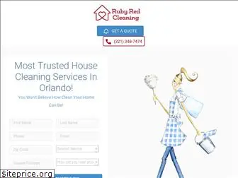 rubyredcleaning.com