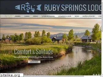 rubyspringslodge.com