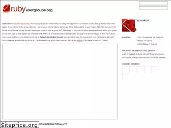 rubyusergroups.org