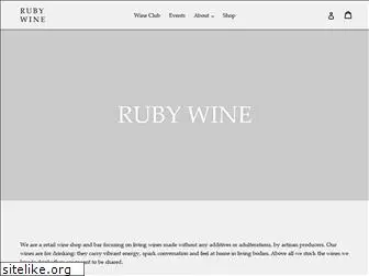 rubywinesf.com