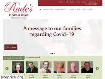 rudesfuneralhome.com