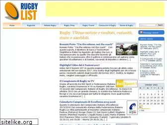 rugbylist.it