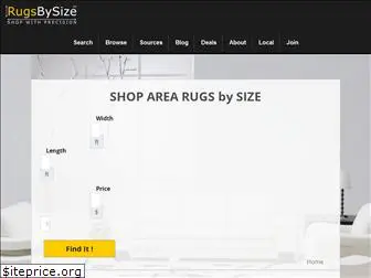 rugsbysize.com