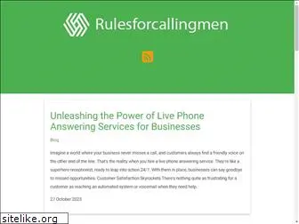 rulesforcallingmen.com