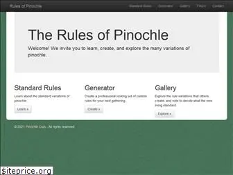 rulesofpinochle.com