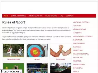 rulesofsport.com