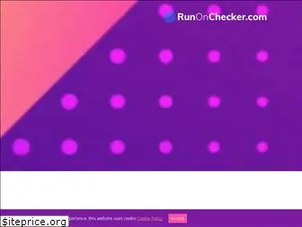 runonchecker.com