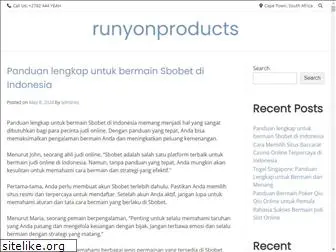 runyonproducts.com