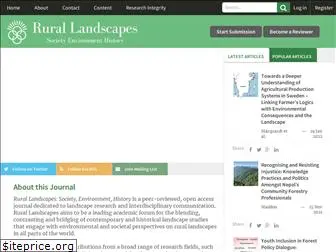 rurallandscapesjournal.com