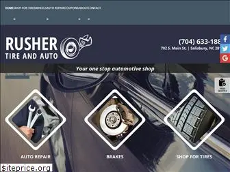 rushertireandauto.com