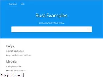 rust-examples.com