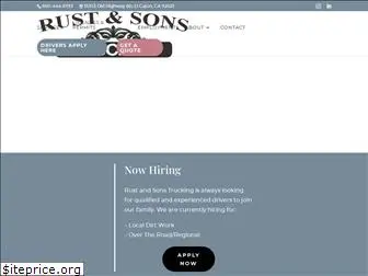 rustandsons.com