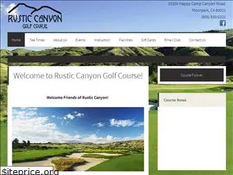 rusticcanyongolfcourse.com