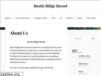 rusticridgeresort.com