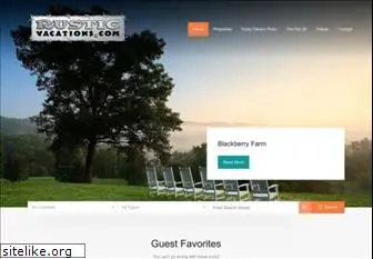 rusticvacations.com