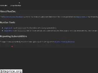 rustsec.org