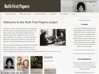 ruthfirstpapers.org.uk