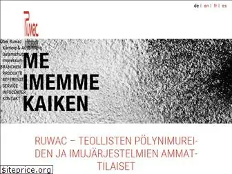 ruwac.fi