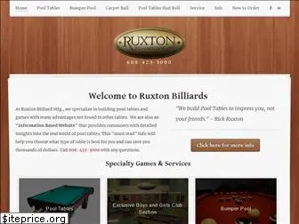 ruxtonbilliards.com