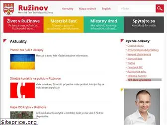 ruzinov.sk