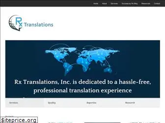 rxtranslations.com