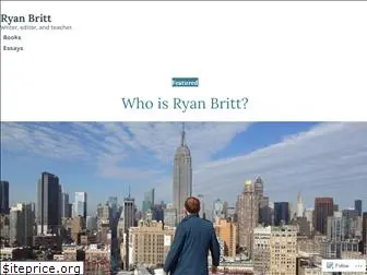 ryanbrittwriter.com