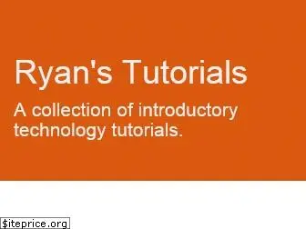 ryanstutorials.net