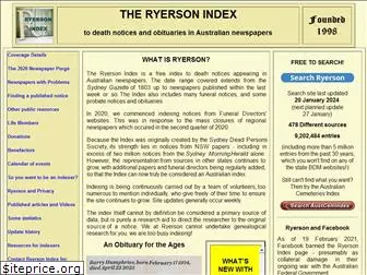 ryersonindex.net