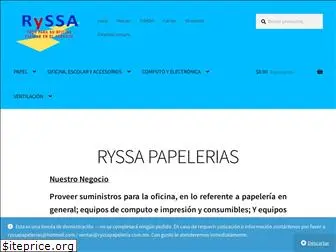 ryssapapeleria.com.mx