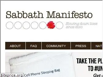 sabbathmanifesto.com