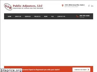 sabpublicadjusters.com