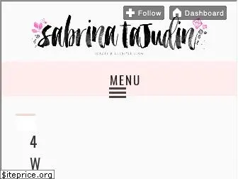 sabrinatajudin.com