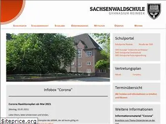 sachsenwaldschule.de